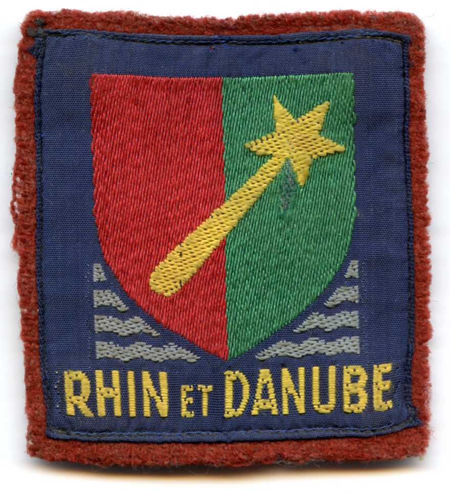 Insigne de bras rhin et danube 1945
